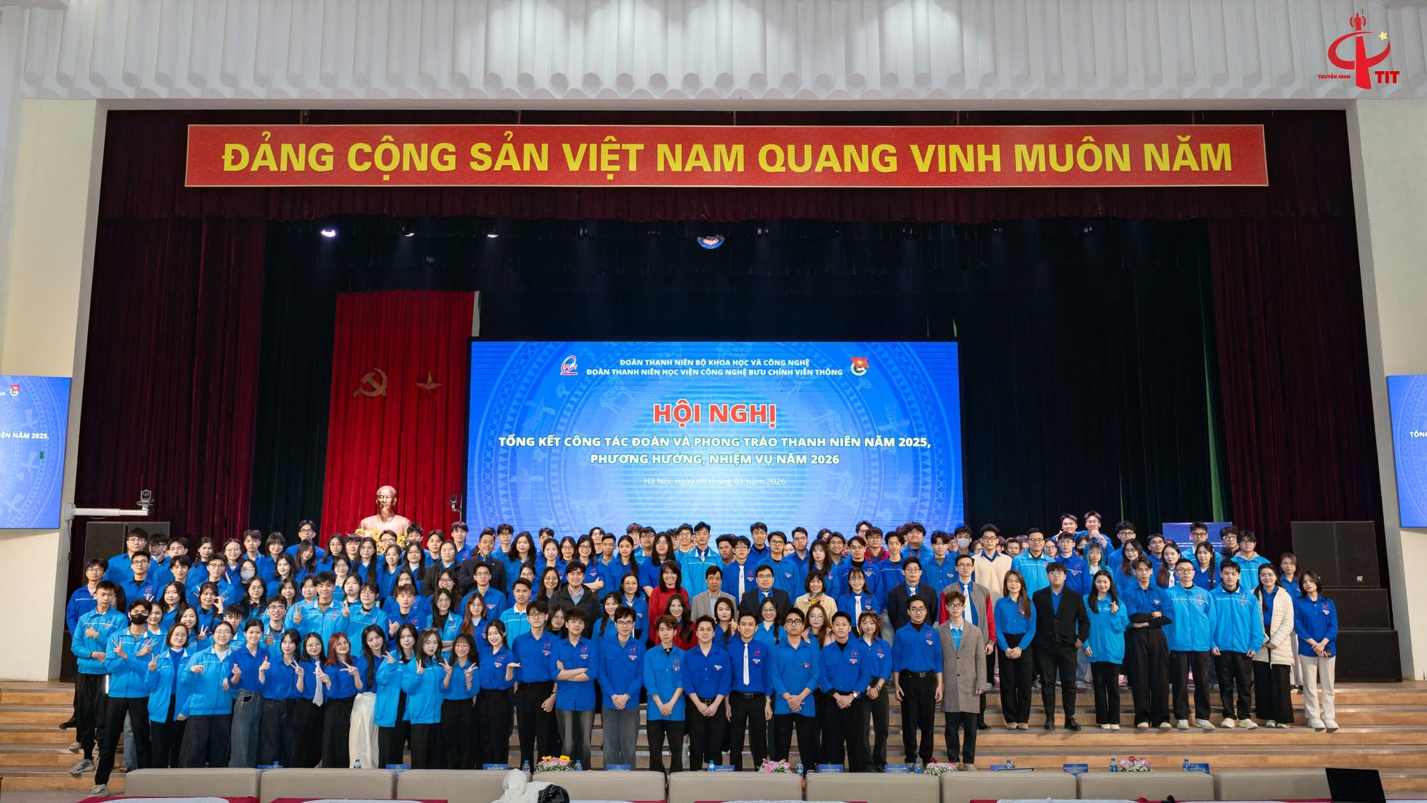 Đoàn Thanh niên Học viện Công nghệ Bưu chính Viễn thông tổng kết công tác năm 2025, triển khai nhiệm vụ năm 2026